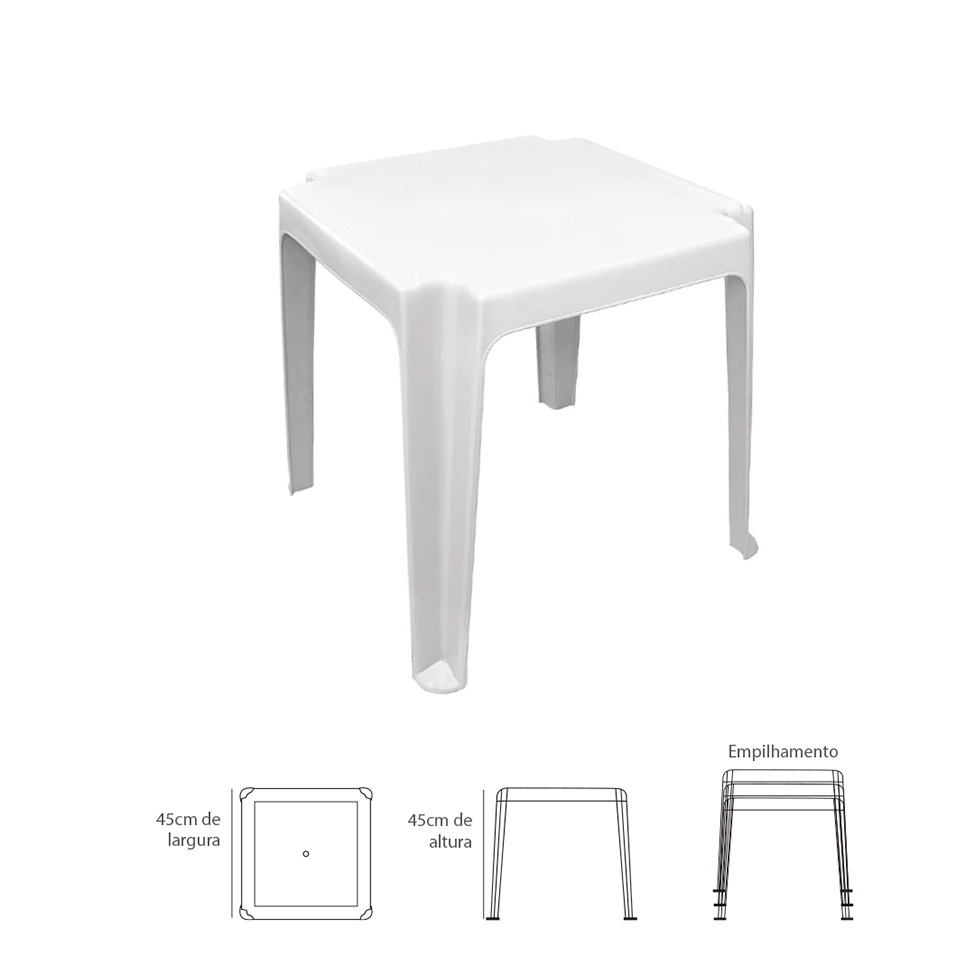 Mesa Lateral para Área Externa Lesis Branca