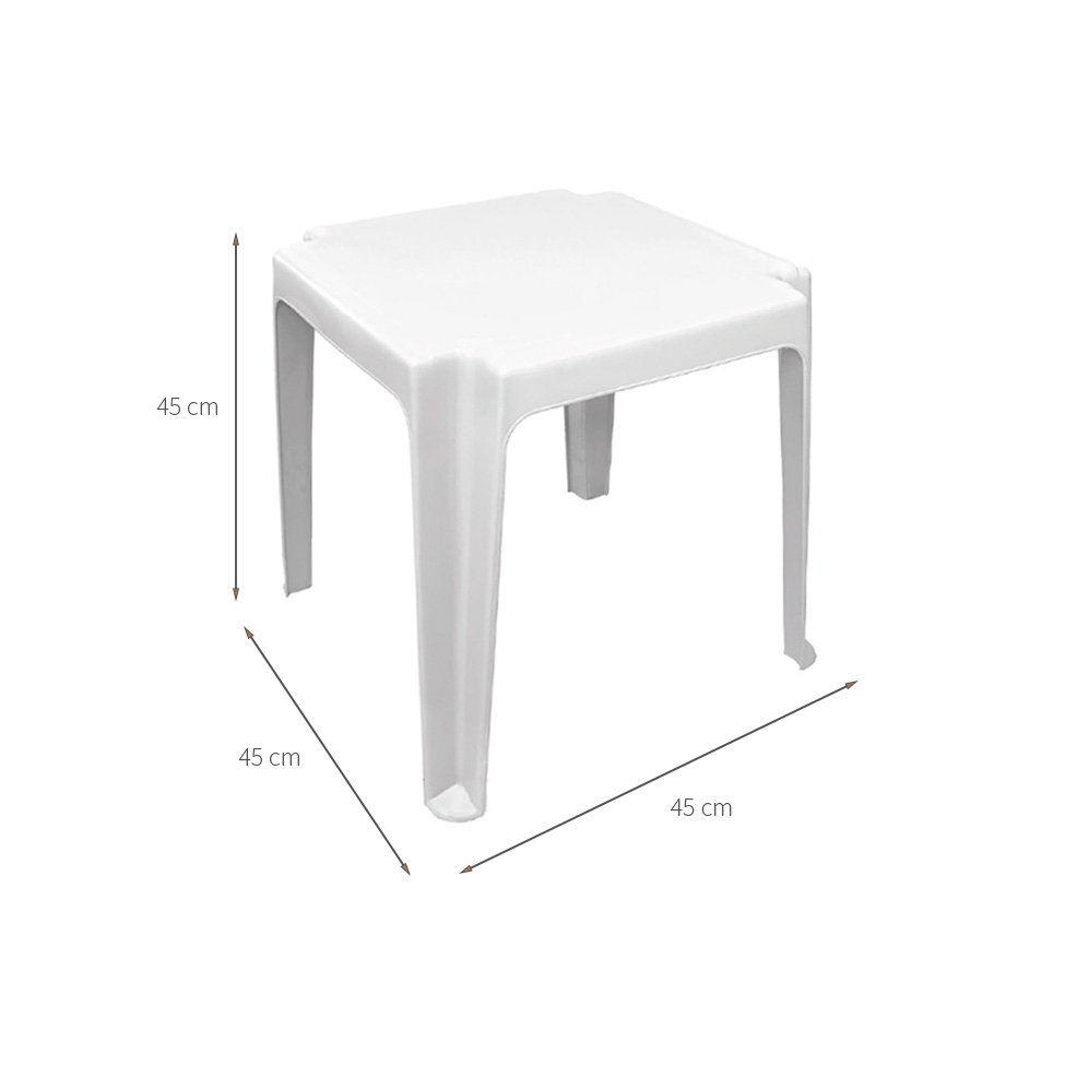 Mesa de Apoio Lateral para Área Externa Lesis Branca