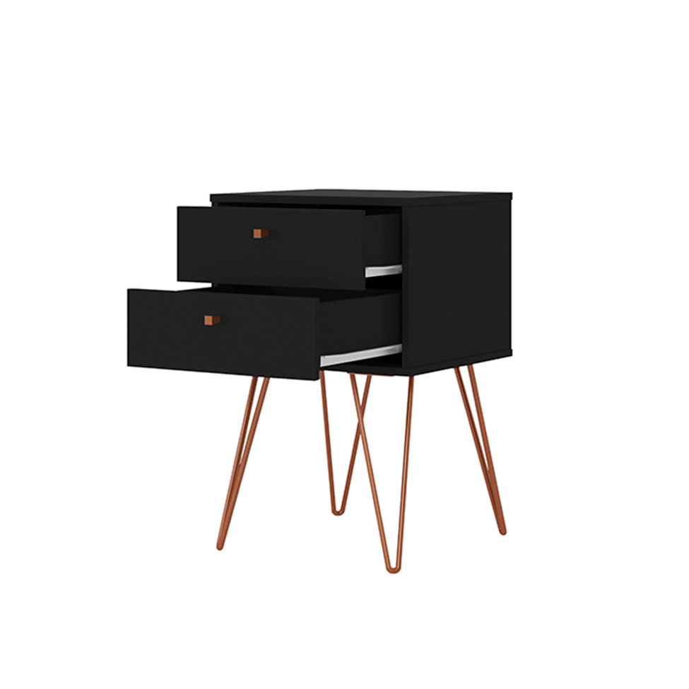Mesa de Cabeceira Bled 2 GV Preta