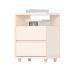Mesa de Cabeceira Campeche 2 Gavetas Off White