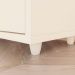 Mesa de Cabeceira Campeche 2 Gavetas Off White