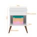 Mesa de Cabeceira Infantil Melinda 1 GV Branca