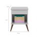 Mesa de Cabeceira Infantil Melinda 1 GV Cinza