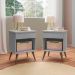 Mesa de Cabeceira Infantil Melinda 1 GV Cinza