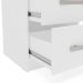 Mesa de Cabeceira Lynx 3 Gavetas Branca