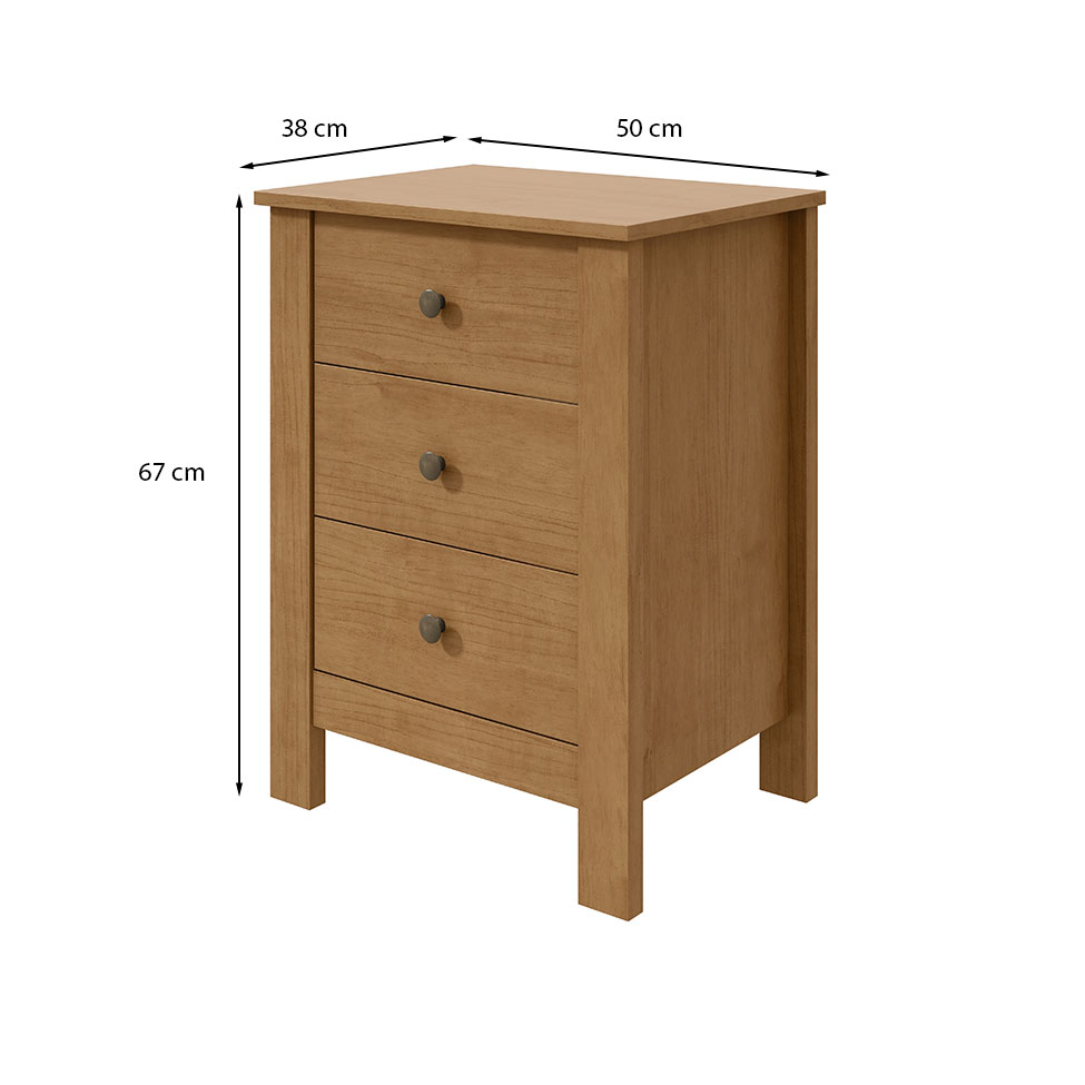 Mesa de Cabeceira Maggiore 3 GV Amêndoa
