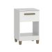 Mesa de Cabeceira Prada 1 Gaveta Branco
