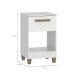 Mesa de Cabeceira Prada 1 Gaveta Branco