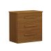 Mesa de Cabeceira Rubi 3 Gavetas Cinamomo