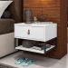 Mesa de Cabeceira Sigma 1 Gaveta Branca