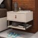 Mesa de Cabeceira Sigma 1 Gaveta Off White