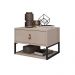 Mesa de Cabeceira Sigma 1 Gaveta Off White