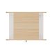 Mesa de Cabeceira Theo com USB 1 Gaveta Branco e Naturale