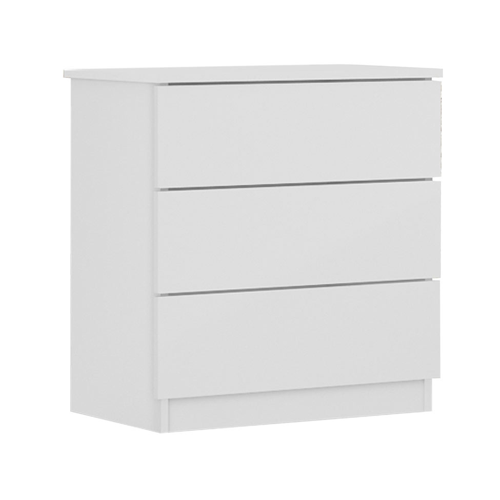 Mesa de Cabeceira Veronna 3 GV Neve