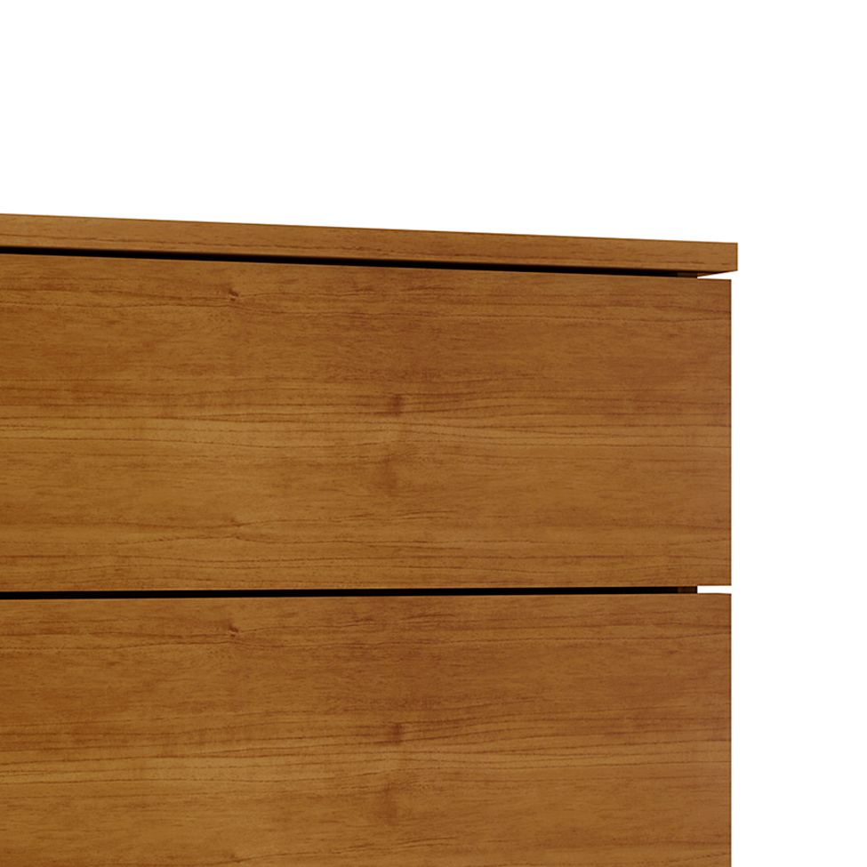 Mesa de Cabeceira Veronna 3 Gavetas Cinamomo