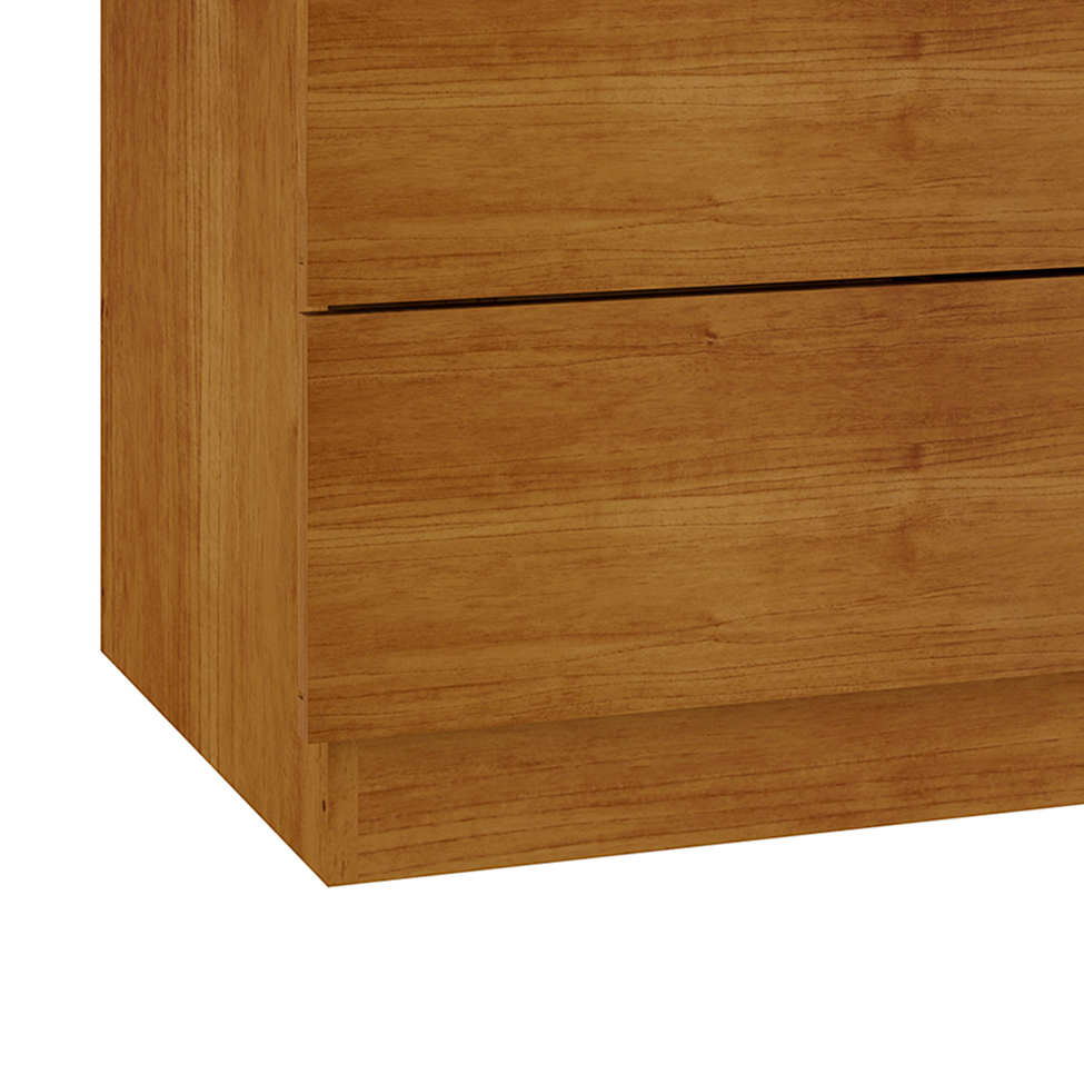 Mesa de Cabeceira Veronna 3 Gavetas Cinamomo