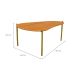 Mesa de Centro Ôrganica Meven 100% MDF Freijó 90 cm