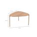 Mesa de Centro Complementos Orgânica Hanover e Dourada 59 cm