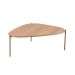 Mesa de Centro Complementos Orgânica Hanover e Dourada 77 cm