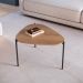 Mesa de Centro Complementos Orgânica Hanover e Preta 59 cm