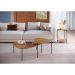 Mesa de Centro Complementos Orgânica Hanover e Preta 77 cm