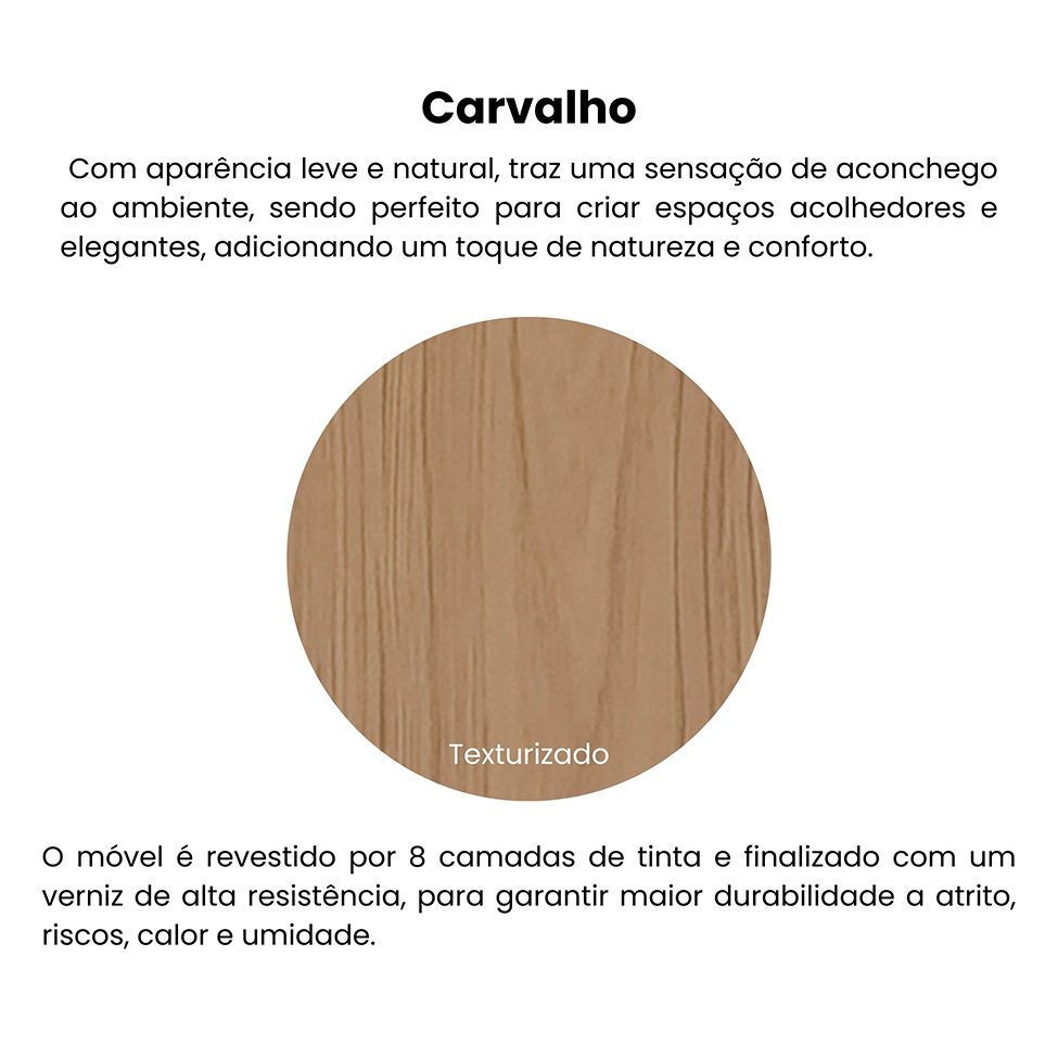 Mesa de Centro Orgânica Magnum Carvalho