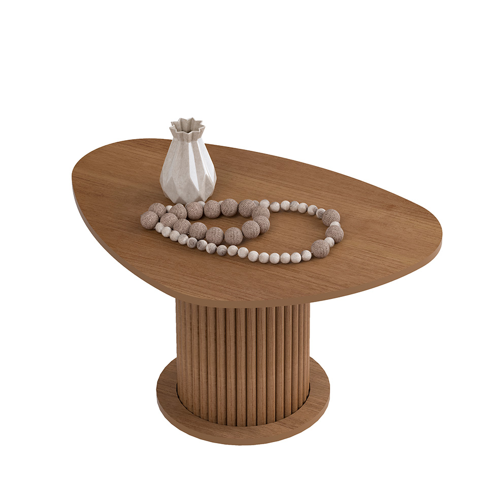 Mesa de Centro Orgânica Prime Cinamomo