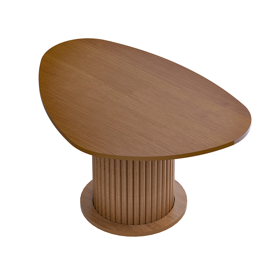 Mesa de Centro Orgânica Prime Cinamomo