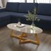 Mesa de Centro Oval Classic Gianduia e Nature