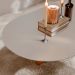 Mesa de Centro Oval Elegance Gianduia e Nature