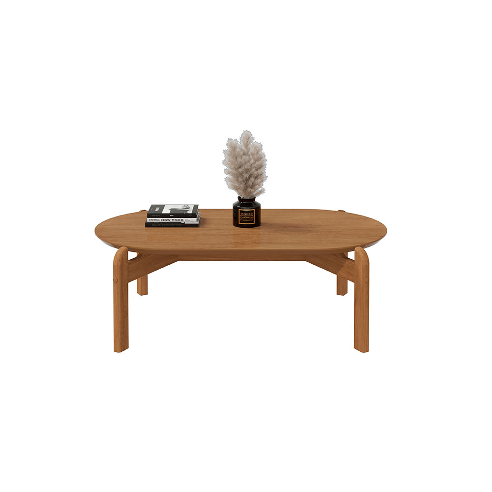 Mesa de Centro Oval Lizz Cedro
