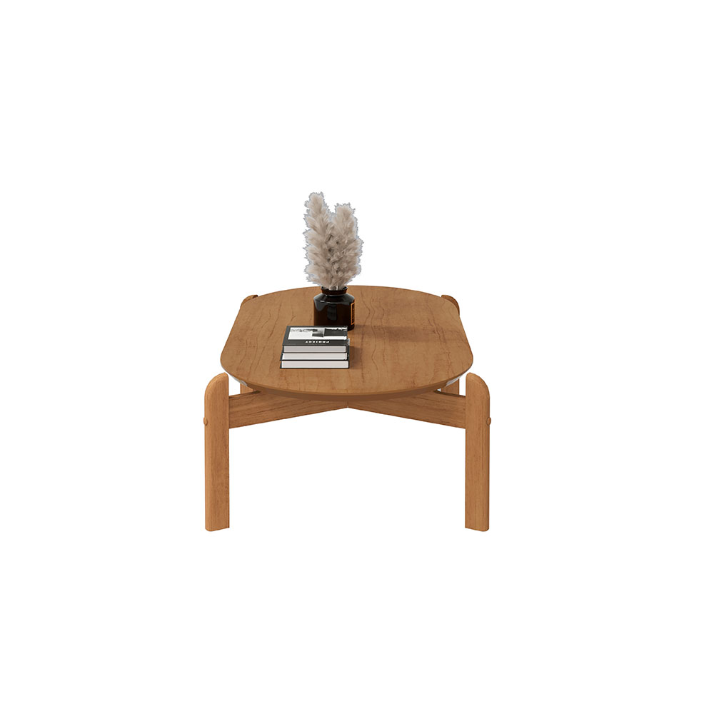 Mesa de Centro Oval Lizz Cedro