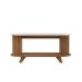 Mesa de Centro Oval Vivaldi Cinamomo e Off White