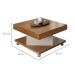 Mesa de Centro Quadrada Saara Cinanomo e Off White
