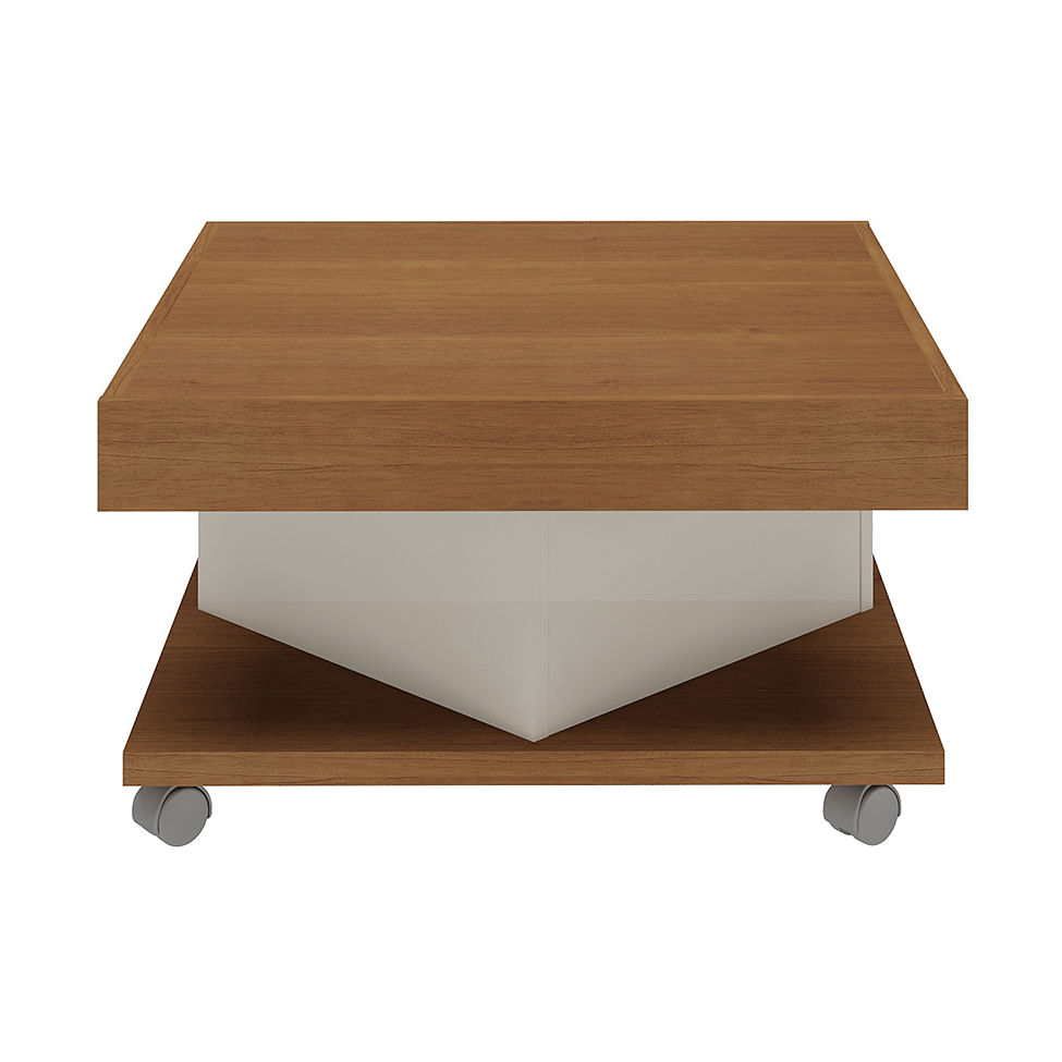 Mesa de Centro Quadrada Saara Cinanomo e Off White