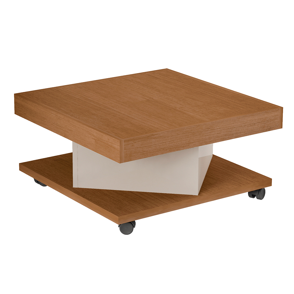 Mesa de Centro Quadrada Saara Cinanomo e Off White