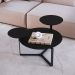 Mesa de Centro Redonda Complementos Nero 83 cm