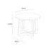 Mesa de Centro Redonda Jasmin Cedro e Off White