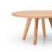 Mesa de Centro Redonda Sabrina Natural 30 cm