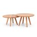 Mesa de Centro Redonda Sabrina Natural 30 cm