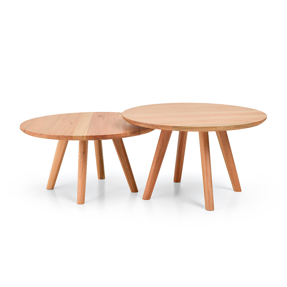 Mesa de Centro Redonda Sabrina Natural 30 cm