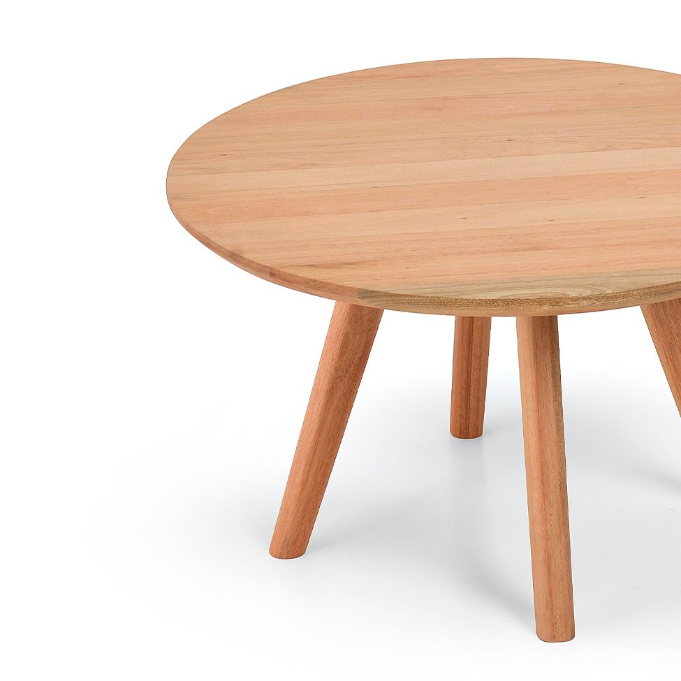 Mesa de Centro Redonda Sabrina Natural 35 cm