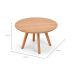 Mesa de Centro Redonda Sabrina Natural 35 cm
