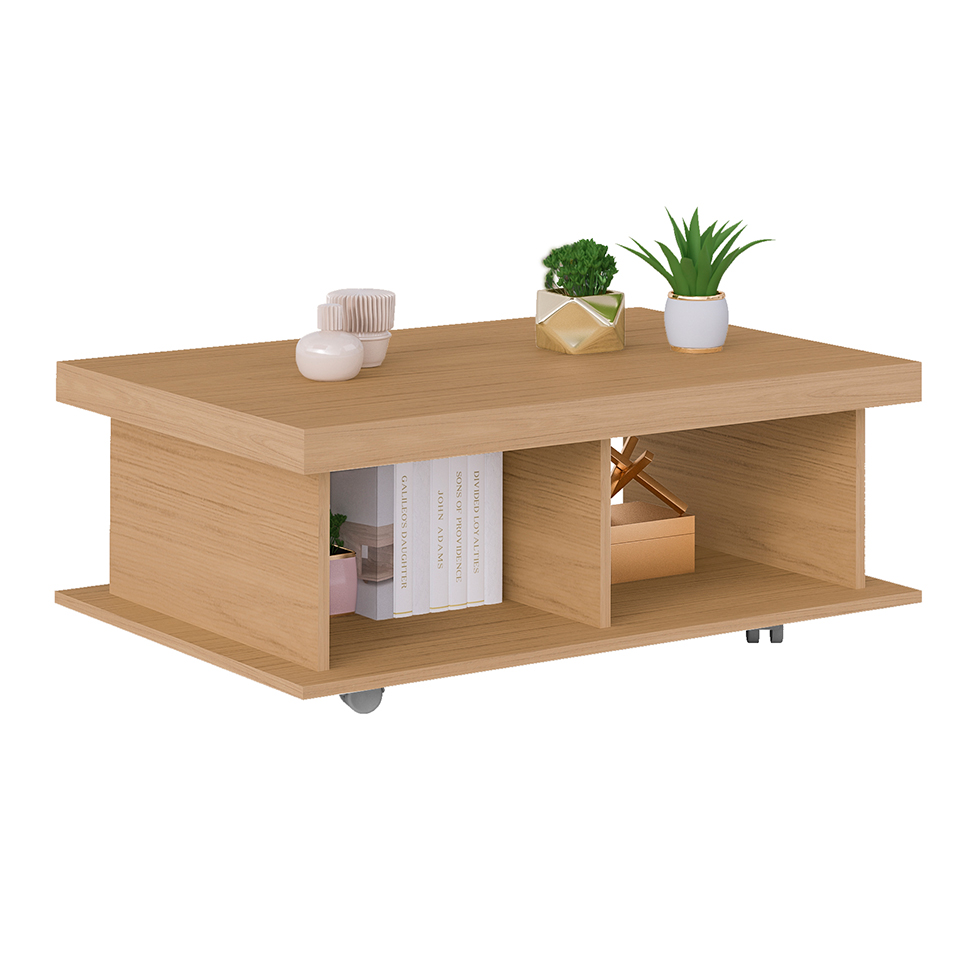 Mesa de Centro Retangular Dunas Carvalho