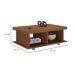 Mesa de Centro Retangular Dunas Cinamomo