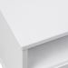 Mesa de Centro Retangular Fresh 1 Gaveta Branca e Imbuia