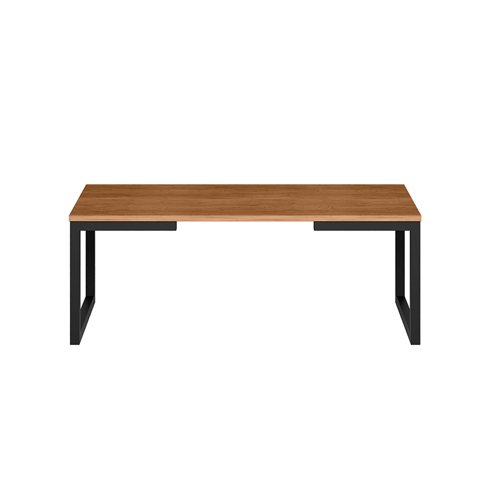 Mesa de Centro Retangular Innovare Preta e Canela