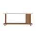 Mesa de Centro Retangular Mila Cinamomo e Off White
