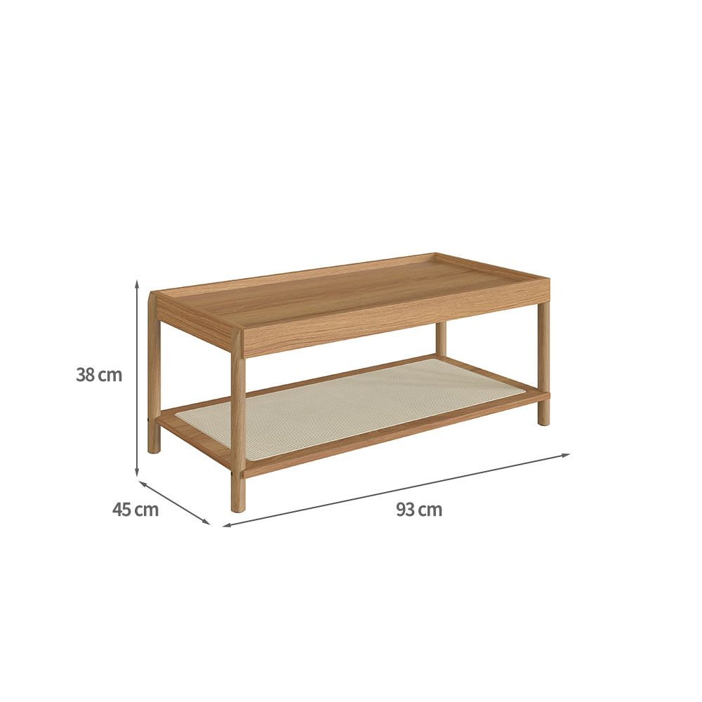Mesa de Centro Retangular Oslo Hanover