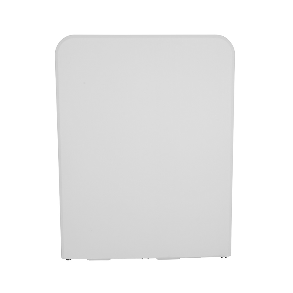 Mesa de Cozinha Dobrável Retangular com Tampo de Plástico Axis Branca e Cinza 180 cm